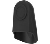Boquilla de goma para clarinete y saxofón, duradera, de uso prolongado, cómoda, para saxofón alto, cubierta protectora para mantenimiento de cañas, 2 colores, ligera y compacta. negro