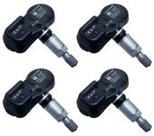4 piezas 42607-48020 Sensor de monitorización de presión de neumáticos Sistema de control de presión de neumáticos Accesorios para automóviles negro