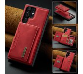 Funda de cuero con tarjetero y protección contra caídas para Samsung Galaxy S22 Ultra 5g S 22 Plus S22ultra S21 Fe S20, cubierta magnética antideslizante for Galaxy S22 Ultra negro