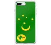 Coque iPhone - Drapeau îles Cocos - iPhone 8 Plus - Souple - Multicolore - Diseño único