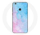 Coque pour Huawei P8 Lite 2017 Fond bleu rose
