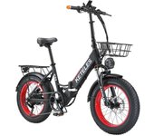 Venta directa de fábrica de bicicletas eléctricas KATELES KS9 1000W Motor Twist Throttle E-Bikes 18AH 20 pulgadas Bicicleta eléctrica con marco plegable grueso 1000W 48V 18AH blanco