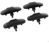 Boquilla rociadora para limpiaparabrisas delantero de coche, 4 piezas, para A1, A3, A4, A5, A6, A7, Q3