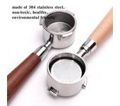 Portafiltro sin fondo para café de 51 mm y 54 mm, mango de tres orejas para máquina de café expreso, accesorios para café, herramientas de barista 51mm