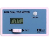 Monitor de TDS en línea dual digital HM para purificador de agua de lluvia Chronos DM-1