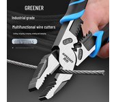 Alicates y cortadores de cables multifunción para electricistas Green Forest: herramienta universal de calidad industrial 9-inch multi-function vise