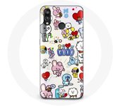 Coque pour Huawei P20 Lite BTS Bangtan Sonyeondan BT21 Van Tata Chimmy Cooky Rj Koya Mang Et Shooky