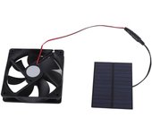 Ventilador de panel solar Kit de ventilador de extracción profesional con energía solar para gallineros, invernaderos, cobertizos y mascotas
