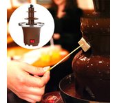 Fuente de chocolate de tres capas para el hogar, fondue de chocolate derretido, máquina de lava de chocolate para derretir US Plug café
