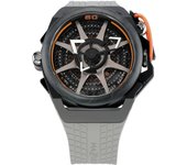Reloj para hombre Mazzucato Rim Monza con cronógrafo reversible y esfera doble automático F1-GYBLK negro