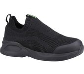 Amblers Zapatillas de seguridad AS609 para mujer/señoras 4 UK negro