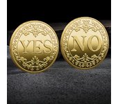 SÍ O NO Moneda Conmemorativa Monedas Coleccionables Regalo para Cumpleaños/Pascua/Niño/Novia 1pc oro