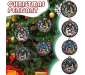 Adornos navideños de la Natividad Árbol de Navidad religioso Decoraciones de la escena de la Natividad El nacimiento de Jesús Adornos cristianos para la decoración navideña de la casa de campo B