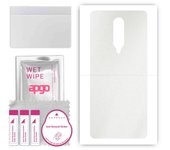 apgo Protective Skin Sticker for the back compatible with OnePlus 8 5G UW, Wrap Film, Foil, Vinyl - Pattern Matte Transparent