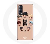 Coque pour Vivo Y72 BTS TinyTAN Animation Affiche RM Jin Suga J-Hope Jimin V Et Jungkook
