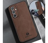 Funda de piel de oveja magnética Retro S23FE A 05 para Samsung Galaxy S23 FE S22 S21 Ultra S20 Plus A05s A05, funda trasera de lujo para hombre S23 Fe verde oscuro