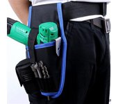Cinturón multifuncional con llave inglesa, bolsa para taladro eléctrico, soporte para taladro, bolsas para herramientas, bolsa para herramientas rojo