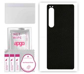 apgo Protective Skin Sticker for the back compatible with Sony Xperia 1 IV, Wrap Film, Foil, Vinyl - Pattern Matrix