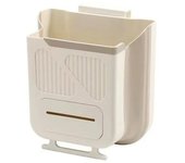 Bote de basura plegable para montar en la pared de la cocina, bote de basura para colgar en el gabinete del hogar, bote de basura para colgar clasificado, accesorios de cocina