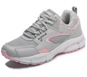 BONA Nuevos diseñadores, zapatos para correr, zapatos deportivos transpirables para exterior, zapatillas ligeras para mujer, zapatos atléticos cómodos para mujer 41 gris claro