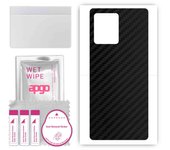 apgo Protective Skin Sticker for the back compatible with Motorola Moto G 5G 2023, Wrap Film, Foil, Vinyl - Pattern Carbon Black