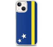 Coque iPhone - Drapeau Curaçao - iPhone 13 mini - Souple - Multicolore - Verticale