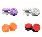 Para ps5 playstation 5 empuñaduras de pulgar para controlador PS4 FPS cubierta de Joystick tapas extensoras para PlayStation4 accesorios de ps4 rojo