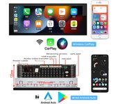 Android 10,1 1 Din Universal Radio de coche CarPlay Wifi Android-Auto reproductor MP5 Bluetooth receptor FM SWM 686C 1+16GB,no carplay
