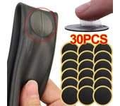 Parche de reparación de neumáticos de bicicleta, adhesivo sin pegamento, reparación rápida, parche de protección de neumáticos para almohadillas de reparación de neumáticos interiores de bicicleta de montaña y carretera 10PCS