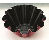 MOULE A BRIOCHE 22 cm ALUMINIO ANTIADHERENTE EXTERIEUR ROUGE MOUCHETE DE NOIR - PASSE AU LAVE-VAISSELLE