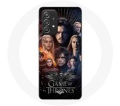 Coque pour Samsung Galaxy A52 Game of Thrones Saison 8 Le Trône de Fer L'affiche de L'équipage Logo