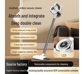 Aspiradora inalámbrica con potente succión y fregado, aspiradora de mano de alta potencia para uso doméstico, perfecta para eliminar el pelo de las mascotas 1 Filter + 1 Mop