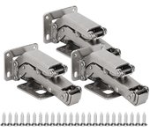 Bisagras de puerta de 165 a 180 grados Bisagras de puerta de gabinete de cocina Ocultas Ajustables con tornillo