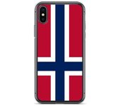 Coque Télephone Drapeau Svalbard et de Jan Mayen oficial - iPhone X