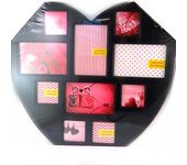 Les Trésors De Lily [N4189] - Collage 'Love' negro (10 fotos) - 46x45 cm negro