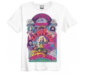 Camiseta amplificada unisex para adultos eléctrica mágica Led Zeppelin L blanco