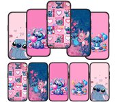 Funda para Samsung Galaxy S25, S24, S23, iPhone 16, 15, Xiaomi Redmi Note 14, 13, 12, 16E, X, 11 Pro Max, OPPO Moto, Huawei, Lilo y Stitch, color azul for iPhone 13 Pro Max aero