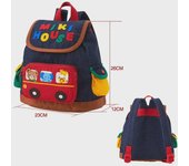 Mochila escolar con diseño de oso de dibujos animados para niños y niñas de jardín de infantes One Size