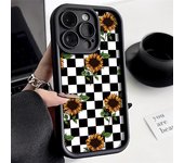 Funda de teléfono para iPhone 11 13 12 14 15 16 Pro Max 7 8 Plus XR XS Max Samsung A55 S24 S23 A02S Redmi 9 13C 9A 10 A3 OPPO A15S A16 A17 A18 A38 A53 A54 A31 Xiaomi 11 Lite 4G café