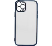 Funda SULADA para teléfono móvil, carcasa de TPU galvanizada de cuerpo completo para iPhone 11Pro, color azul