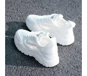 Zapatos de mujer Zapatos blancos de verano Zapatos de red Zapatos deportivos de malla transpirable de moda 40 blanco