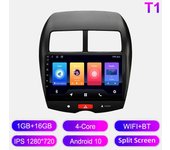 Radio de coche Android para Mitsubishi ASX 1 2010-2016 Reproductor multimedia Unidad principal Navegación GPS estéreo BT WIFI 1 + 16 GB 1+16GB