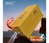 QOOVI 60000mAh Power Bank 22.5W PD QC 3.0 Cargador Powerbank Batería de gran capacidad Estación de energía Carga rápida para Samsung iPhone Xiaomi 60000mAh naranja