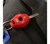 Funda de llave de botón de coche, funda protectora para llave, funda protectora para BMW X3 X5 Z3 Z4 3 5 7 Series E38 E39 E46 E83 M5 325i negro