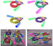 Cuerda para saltar ajustable para hombres y mujeres, cuerda para saltar para niños, cuerda para saltar para gimnasio en casa, entrenamiento, Fitness color by random