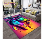 Game Boy GamePad consola de juegos Retro alfombra para el hogar sala de estar dormitorio sofá felpudo decoración, alfombra para área de niños alfombra antideslizante 40x60cm