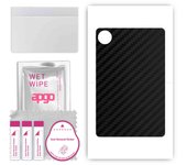 apgo Protective Skin Sticker for the back compatible with Huawei MatePad Pro 11, Wrap Film, Foil, Vinyl - Pattern Carbon Black