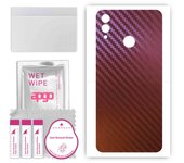 apgo skin sticker film foil vinyl for the BACK compatible with Honor 10 Lite, scratch-resistant, easy to install - Carbon Chameleon CAKA5