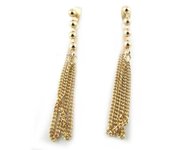 Les Trésors De Lily [N0998] - Boucles 'Billes' doré oro