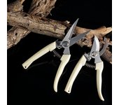 Tijeras de podar Herramientas manuales Bonsai Para jardinería Tijeras de podar de acero inoxidable Tijeras para flores Ramas de árboles frutales Césped